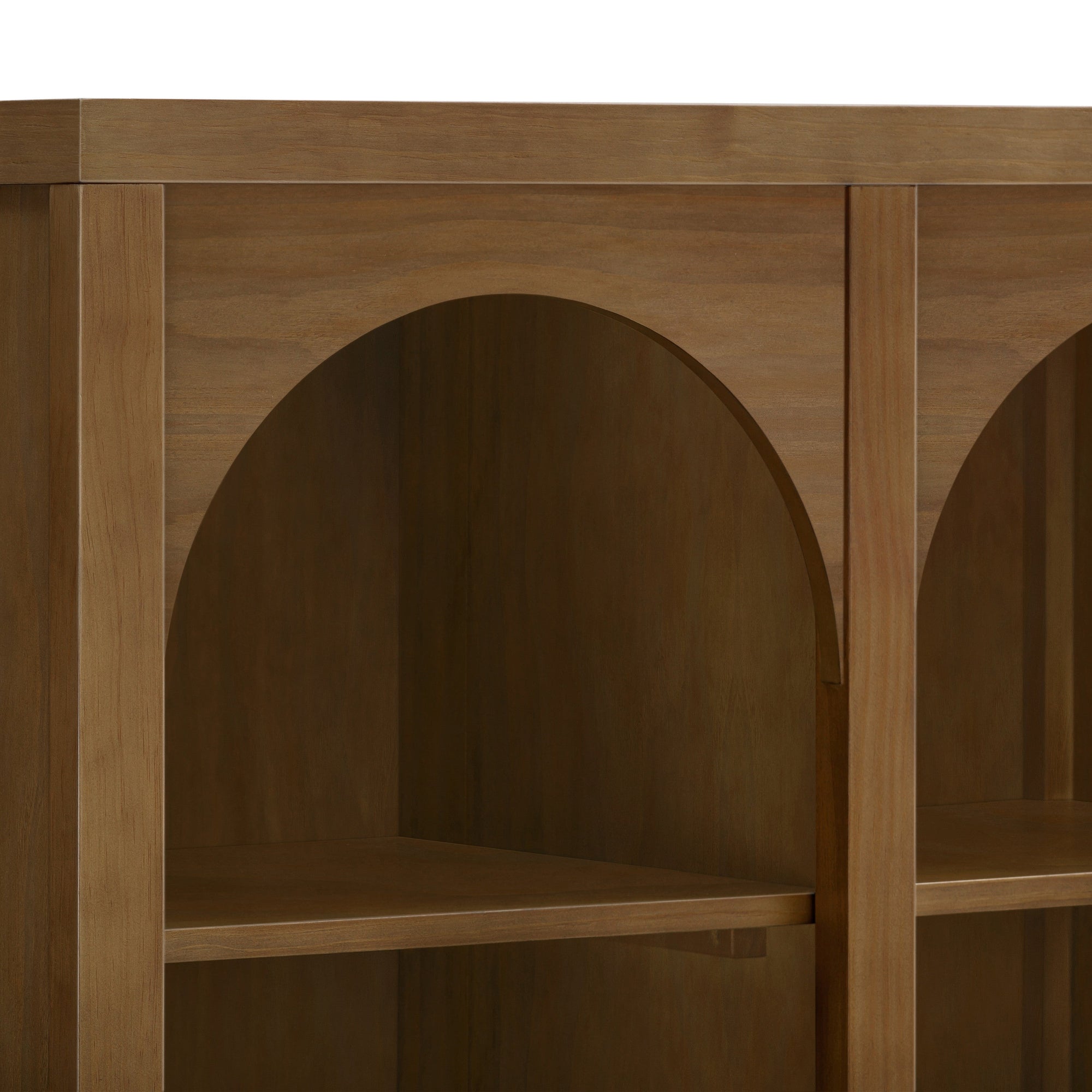 M24814NL,Namesake,Eloise Bookcase  Assembled in Natural Walnut