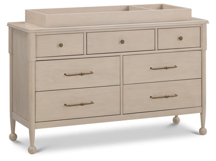 M31416WP,Namesake,Alouette 7-Drawer Assembled Dresser in Washed Pine
