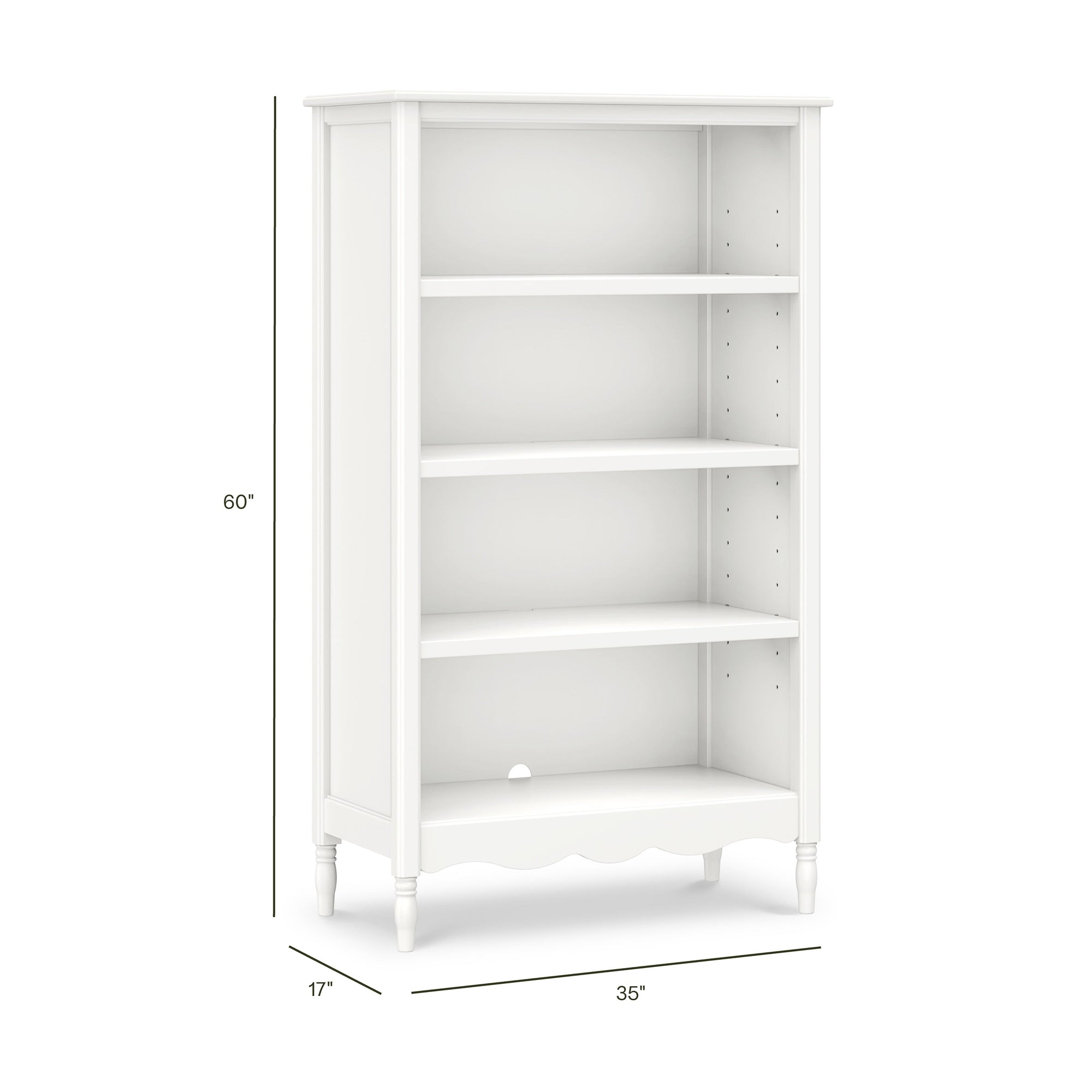 M7114RW,Namesake,Liberty Assembled Bookcase in Warm White