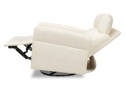 M24386VN,DaVinci,Suzy Flex Swivel Recliner w/ Adj. Arms & Headrest in Vanilla