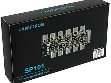 SP101 10-Way 5V Digital Addressable RGB Hub (Black)