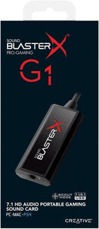 Creative Sound BlasterX G1 7.1 Portable HD Gaming USB