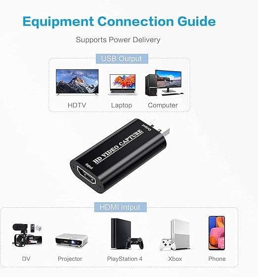 VIXLW 4K HDMI Video Capture Card