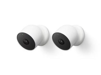 Google Nest Cam - Battery-Powered Wireless Indoor and Outdoor Smart Home Security Camera - 2 Pack