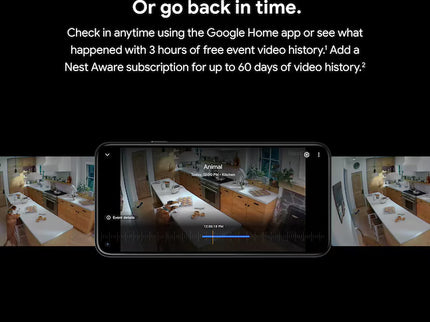 Google Nest Cam - Battery-Powered Wireless Indoor and Outdoor Smart Home Security Camera