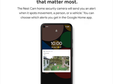 Google Nest Cam - Battery-Powered Wireless Indoor and Outdoor Smart Home Security Camera