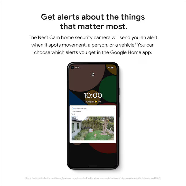 Google Nest Cam - Battery-Powered Wireless Indoor and Outdoor Smart Home Security Camera