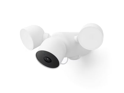 Google Nest Cam with Floodlight - Outdoor Wired Smart Security Camera