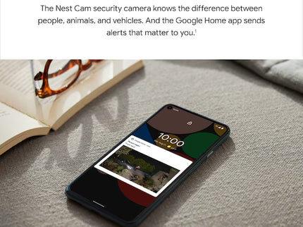 Google Nest Cam with Floodlight - Outdoor Wired Smart Security Camera