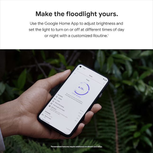 Google Nest Cam with Floodlight - Outdoor Wired Smart Security Camera