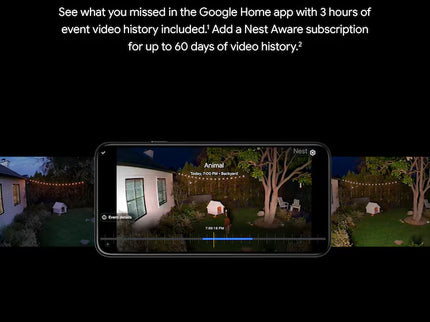 Google Nest Cam with Floodlight - Outdoor Wired Smart Security Camera