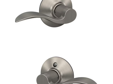 Schlage Camelot Satin Nickel Keypad Electronic Deadbolt and Handle Lock