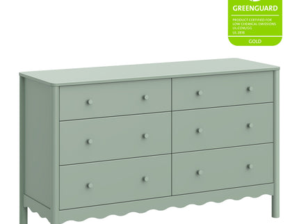 M27916LS,Swell 6-Drawer Assembled Dresser in Light Sage