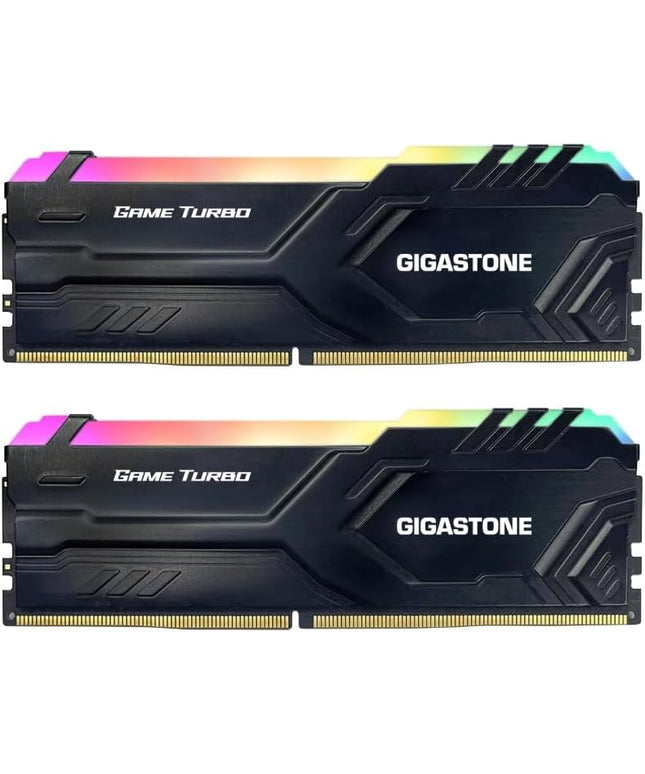 【RGB DDR5 RAM】 GIGASTONE Game Turbo 32GB Kit