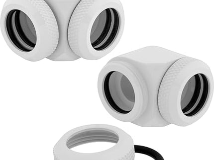 Corsair Hydro X Series XF Hardline 90° 14mm OD Fitting Twin Pack
