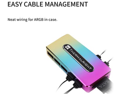 Thermalright ARGB Hub Controller Rev.A – 10-Port 5V 3-Pin, SATA Powered, 10 Groups Fans