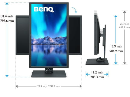 BenQ SW321C 32" 4K UHD Photo & Video Editing Monitor