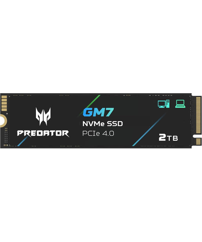Predator GM7 2TB SSD: M.2 2280 PCIe Gen 4 x4 NVMe 2.0