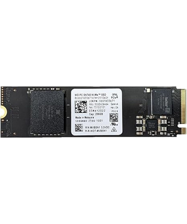 OEM Western Digital PC SN740 256GB M.2 PCI-e GEN 4X4 NVME SSD