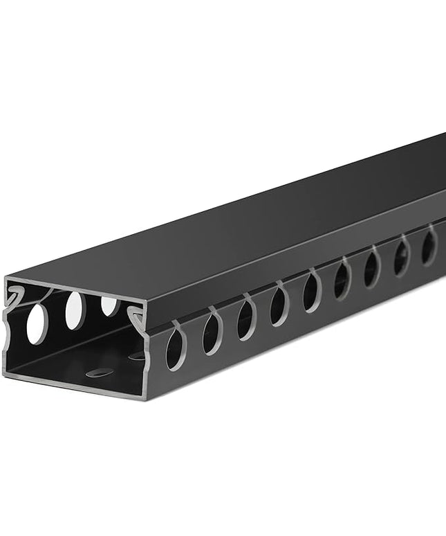 ZhiYo Cable Raceway – 78" (2×39") PVC Under Desk Cord Organizer