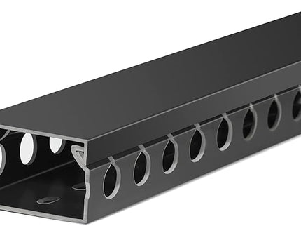 ZhiYo Cable Raceway – 156" (4×39") PVC Under Desk Cord Organizer