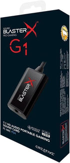 Creative Sound BlasterX G1 7.1 Portable HD Gaming USB