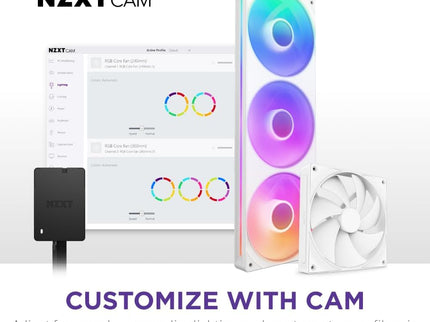 NZXT Control Hub – Digital RGB & PWM Fan Controller, Supports 5 PWM or 4 NZXT Fans, CAM Software Powered