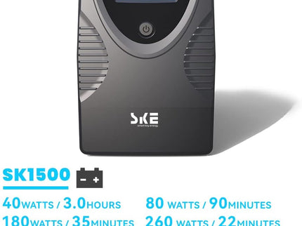 Ups Battery Backup and Surge Protector,Computer Uninterruptible Power Supply