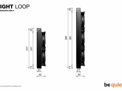 Be Quiet! Light Loop 360mm AIO ARGB CPU Liquid Cooler