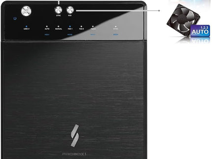 Mediasonic USB 3.2 4 Bay 3.5” SATA Hard Drive