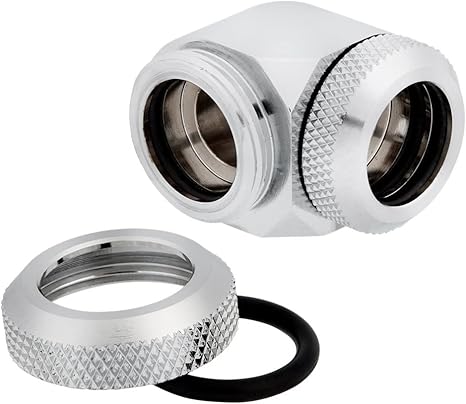 Corsair Hydro X XF 90° 14mm OD Fittings – 4 Pack