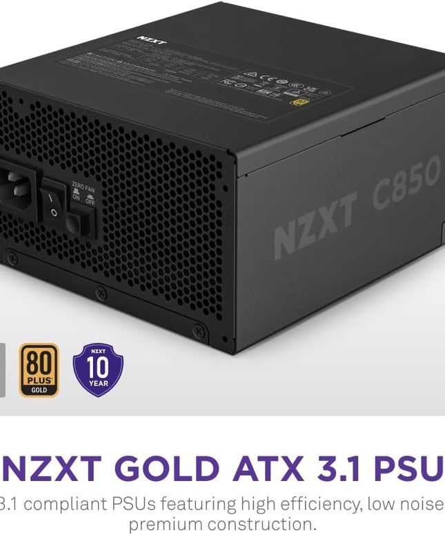 NZXT C850 Gold ATX 3.1 - Fully Modular