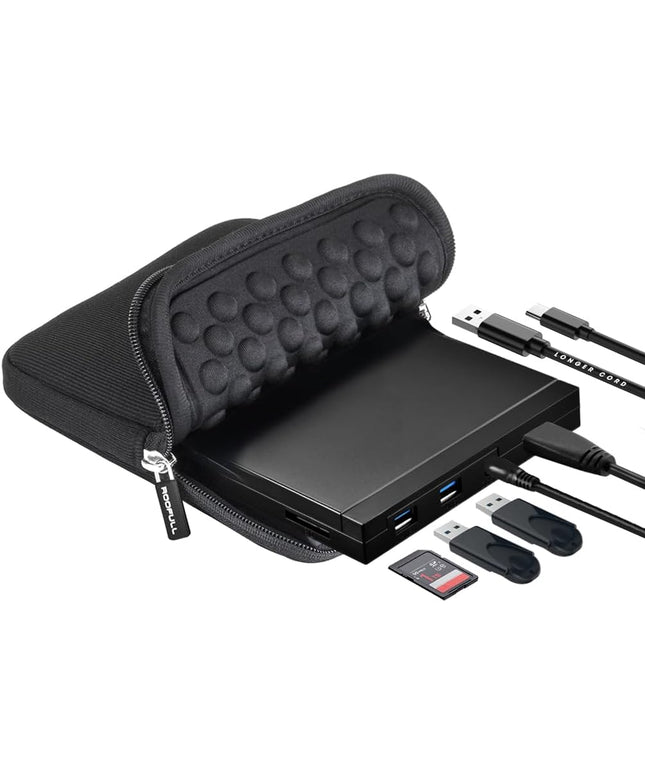 ROOFULL External CD DVD Drive