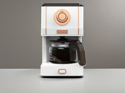 Amaste Retro Style Coffee Machine with 25 Oz Glass Coffee Pot