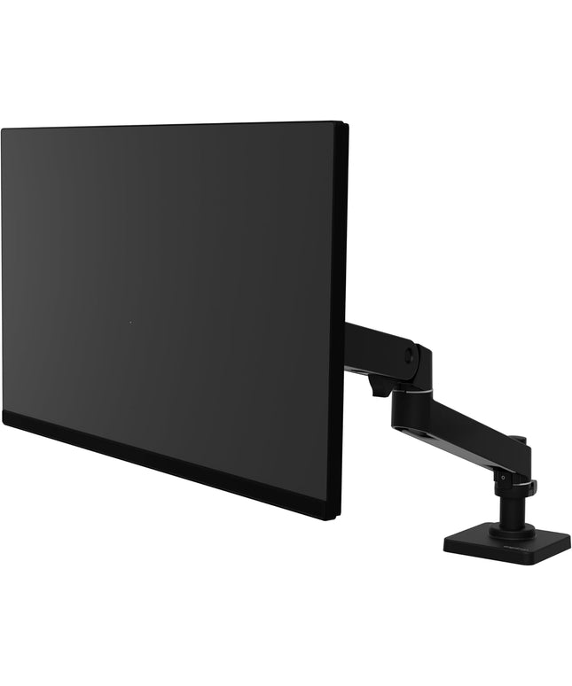 Ergotron LX Pro Premium Monitor Arm – Desk Mount, Fits Monitors up to 34", 4–22 lbs, VESA 75x75/100x100 – Matte Black