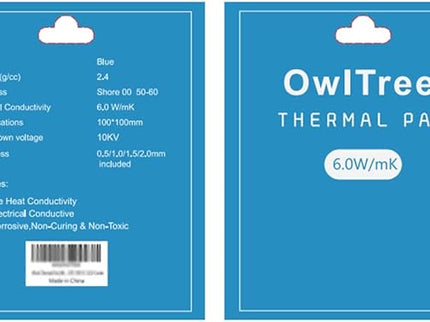 OwlTree 4-Pack Thermal Pads – 100x100mm