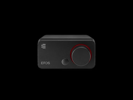 EPOS GSX 300 - External Computer Sound Card - High-Resolution Stereo & 7.1 Surround Sound - LED Volume Dial; Customizable Smart Button - Windows 10 Synchronized