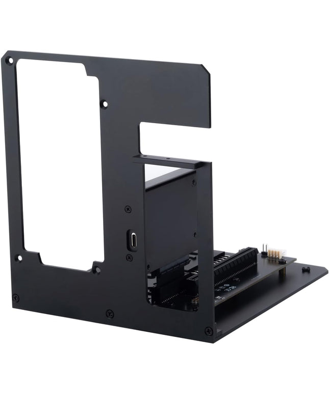 Mini eGPU Enclosure Compatible with Thunderbolt 3/4,External GPU Dock Station,USB4 40Gbps Graphics Card Dock Conversion Adapter Compatible with NVIDIA/AMD PCIe, ATX Power Support