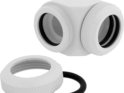 Corsair Hydro X Series XF Hardline 90° 14mm OD Fitting Twin Pack