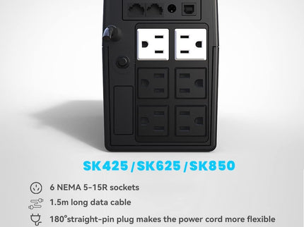 Ups Battery Backup and Surge Protector