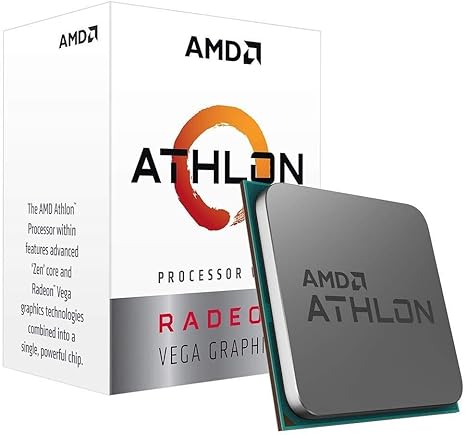 AMD Athlon 3000G 2-Core, 4-Thread Unlocked Desktop Processor with Radeon Graphics