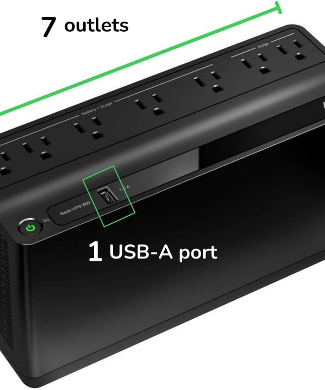 APC UPS Battery Backup and Surge Protector