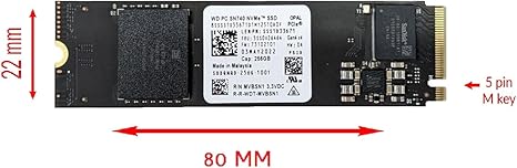 OEM Western Digital PC SN740 256GB M.2 PCI-e GEN 4X4 NVME SSD