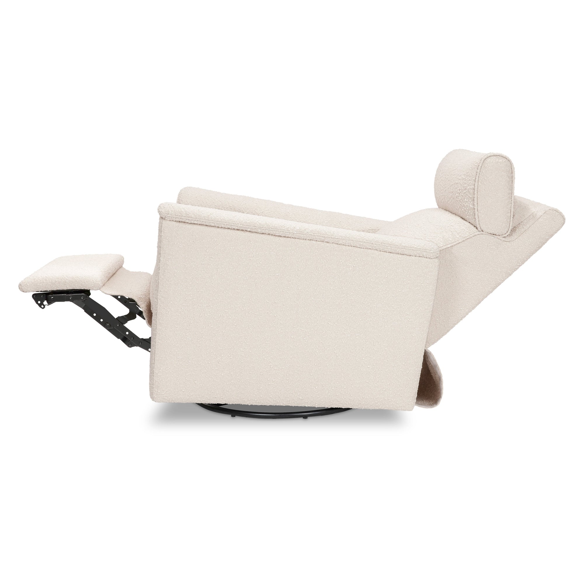 M17186PWB,Namesake,Willa Plus Power Glider Recliner w/ Power Headrest in Performance Ivory Boucle