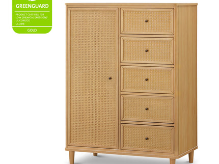 M23727HYHC,Namesake,Marin Chifforobe  Assembled in Honey and Honey Cane