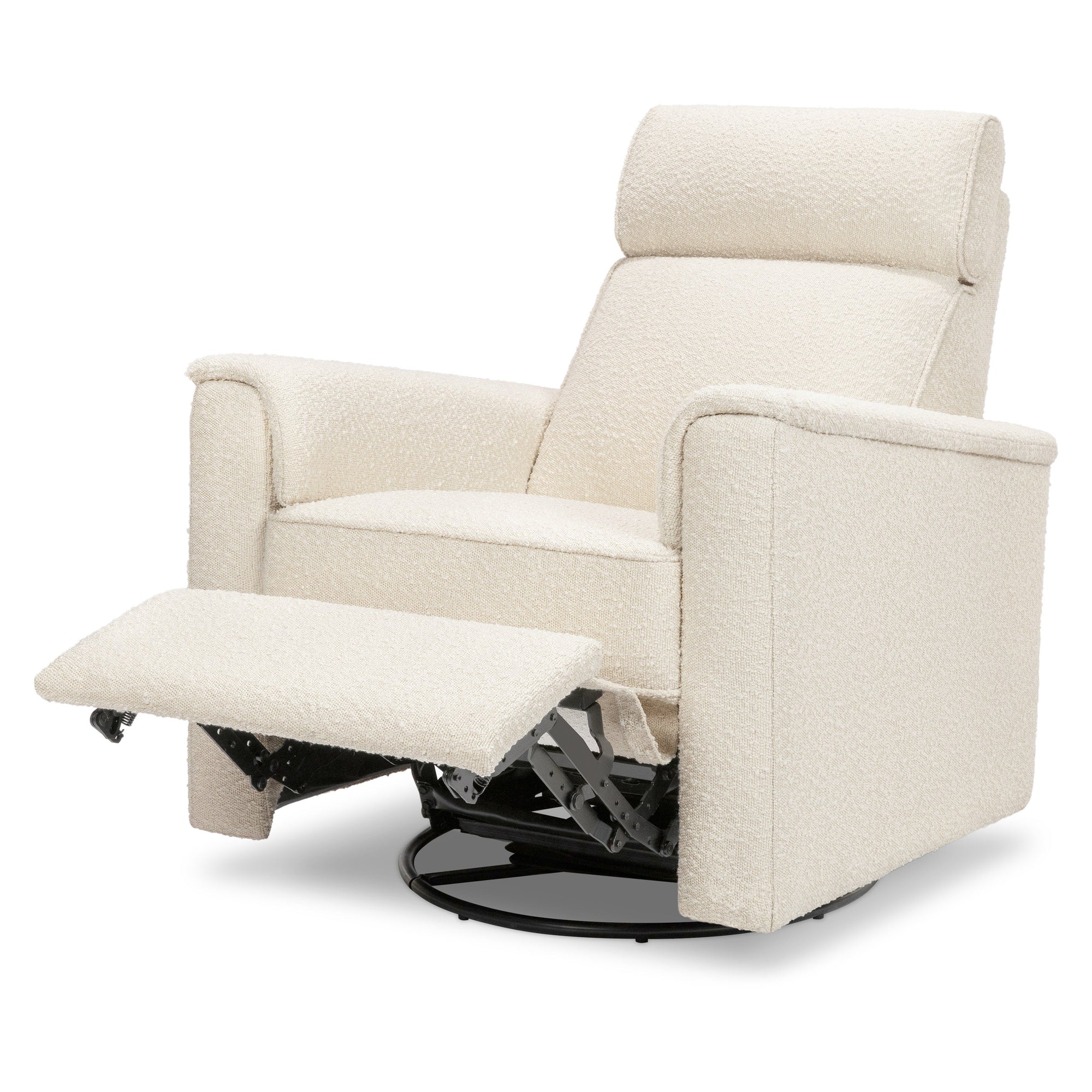 M17182PWB,Namesake,Willa Pro Power Glider Recliner w/ Power Lumbar in Performance Ivory Boucle
