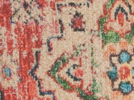 57 Grand Rust Persian Medallion 24"x14" Throw Pillow