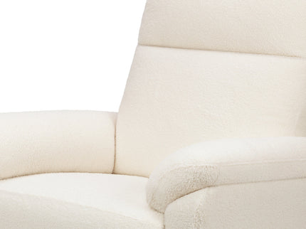 M24387CCB,DaVinci,Suzy Swivel Recliner in Cozy Cream Boucle