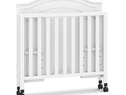 M12898W,DaVinci,Charlie Folding Portable 3-in-1 Mini Crib in White