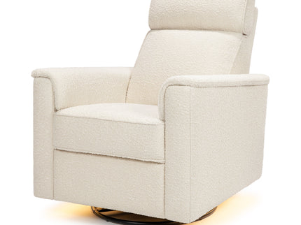 M17182PWB,Namesake,Willa Pro Power Glider Recliner w/ Power Lumbar in Performance Ivory Boucle